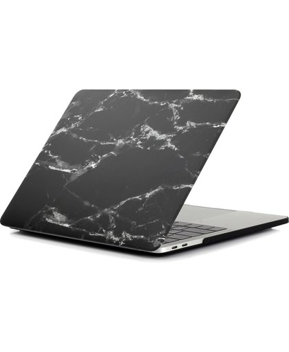 Mattee Marble Hard Case Cover MacBook Pro 15" Touch Bar - Black White