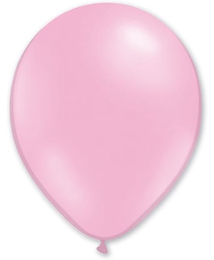 100 ballonnen roze ballonnen van 27 cm - Feestdecoratievoorwerp