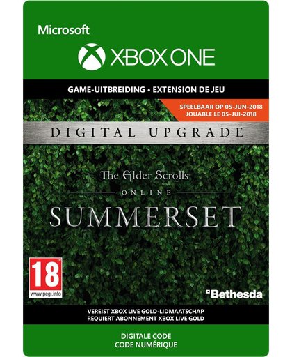 Elder Scrolls Online: Summerset - Upgrade - Xbox One