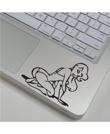 Pinup Girl - MacBook Wrist Decals Skins Stickers Pro / Air