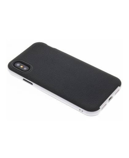 Zilveren tpu protect case voor de iphone x