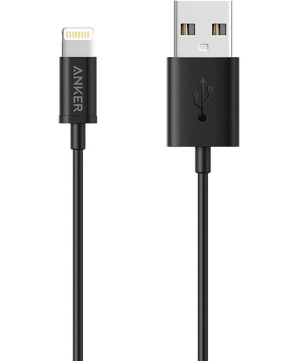 Anker Lightning 3ft 0.914m USB A Lightning Zwart mobiele telefoonkabel