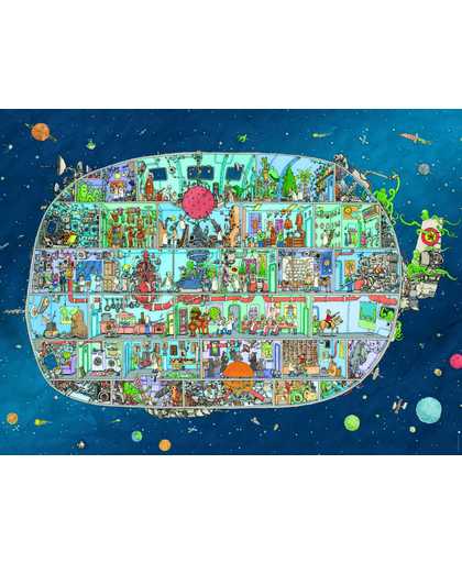 Spaceship Puzzle 1500 Teile