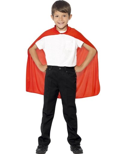 Rode cape voor kinderen - Verkleedattribuut