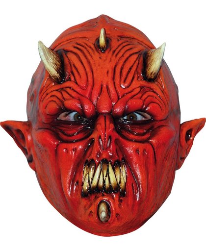 Masker van een duivels monster voor volwassenen Halloween - Verkleedmasker