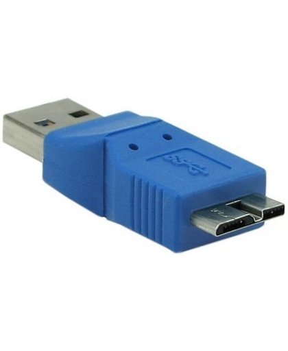 InLine USB A - micro USB B M-M USB 3.0 A micro USB 3.0 B Blauw kabeladapter/verloopstukje