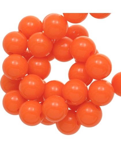 Acryl Kralen (10 mm) Orange (90 stuks)