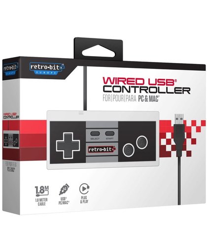 Retro-Bit NES Wired USB Controller voor PC / Mac