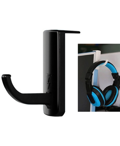 universeel hoofdtelefoon Hanger PC Monitor Desk Headset Stand houder Hook(zwart)