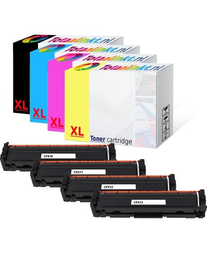 Toner voor HP 410X - CF410X | XXL Multipack 4x | huismerk