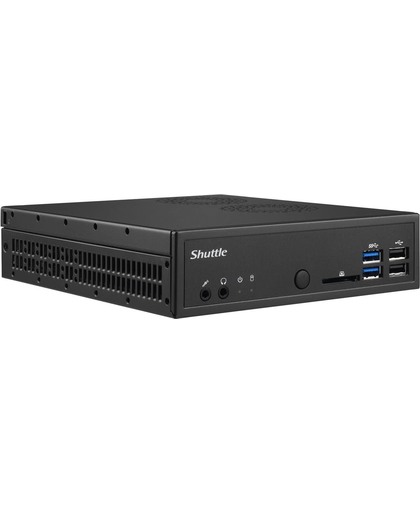 Shuttle DH170 PC/workstation barebone Intel® H170 LGA 1151 (Socket H4) 1.3L maat pc Zwart