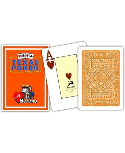 MODIANO CARDS TEXAS CARDS Bruin 100% PLASTIC JUMBO INDEX PLAYING CARDS