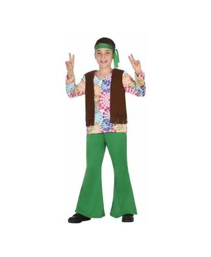 Hippie kostuum voor jongens 128 (7-9 jaar)