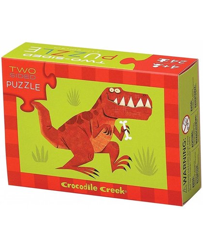 Crocodile Creek  legpuzzel 2-Sided Puzzle/Dinosaur* - 24 stukjes