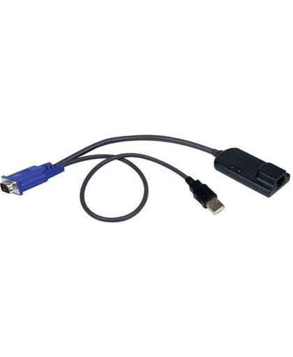 Vertiv Avocent MPUIQ-VMCHS kabeladapter/verloopstukje VGA (D-Sub) USB 2.0 Zwart, Blauw