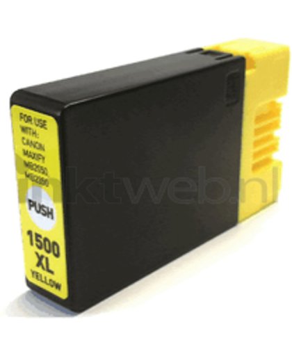 Huismerk - inktcartrige / PGI-2500XL / geel - geschikt voor canon