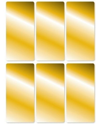 Gouden  cadeau etiketten 18 stuks - Gouden stickers 18 stuks