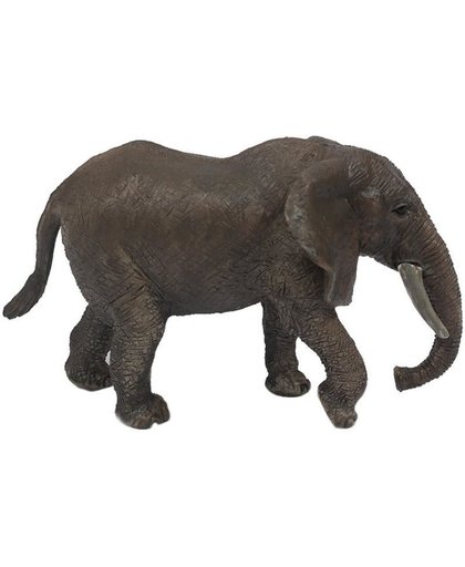 Grijze plastic olifant 15 cm