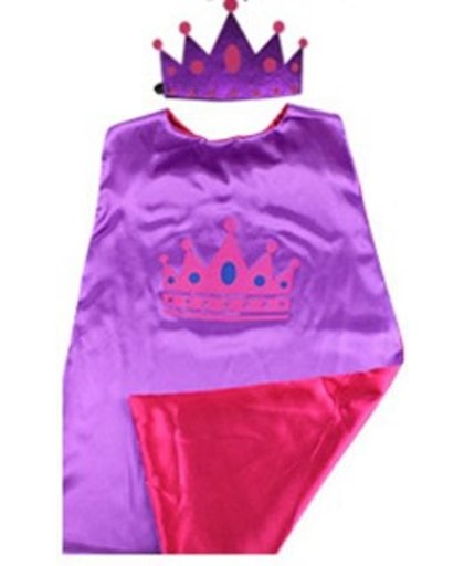 Koningin - Superhelden Kostuum cape voor kinderen 3 tot 10 jaar