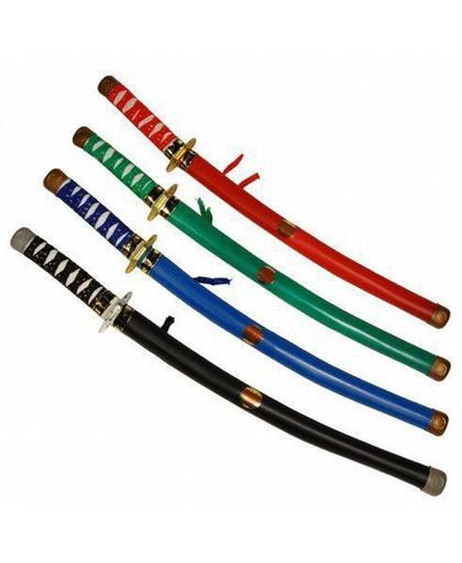 Rood ninja zwaard van plastic 60 cm