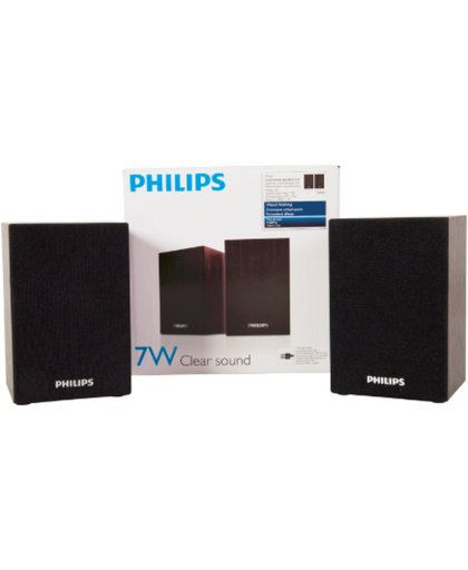 Philips USB luidsprekers voor notebooks & Laptops | Philips Speaker Set | 7W | Clear sound