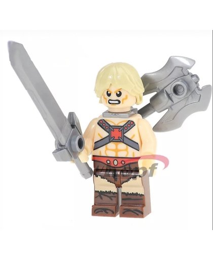 HE-MAN MASTERS OF THE UNIVERSE BOUW MINIFIGUUR -lego clone-