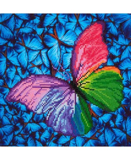 Diamond Dotz ® painting Flutter by Pink (30,5x30,5 cm)
