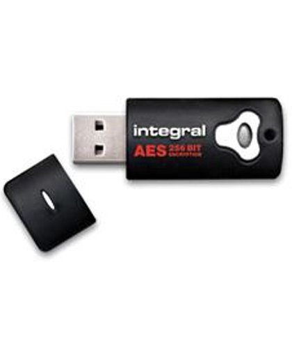 Integral 2GB Crypto Drive 2GB USB 2.0 Zwart USB flash drive