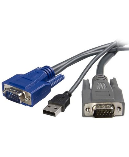 StarTech.com 1,80m ultradunne 2-in-1 USB VGA KVM-kabel toetsenbord-video-muis (kvm) kabel