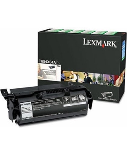 Lexmark T654X80G tonercartridge 36000 pagina's Zwart