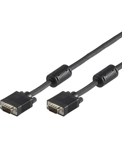 Goobay SVGA 15m PL 15m VGA (D-Sub) VGA (D-Sub) Zwart VGA kabel