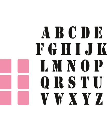 Marianne Design Col1396 Collectable Stempel alfabet