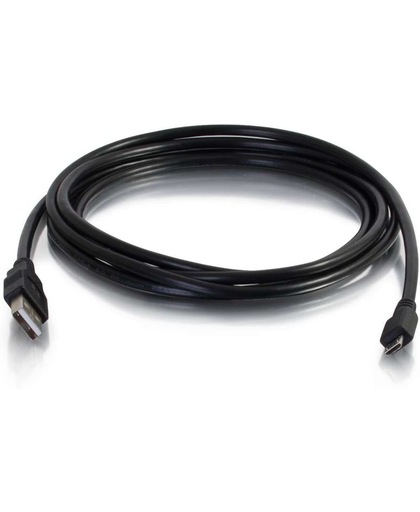 C2G 81702 USB-kabel 3 m USB A Micro-USB B Mannelijk Zwart