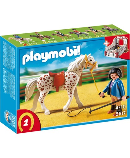 Playmobil Knabstrupper Met Paardenbox - 5107