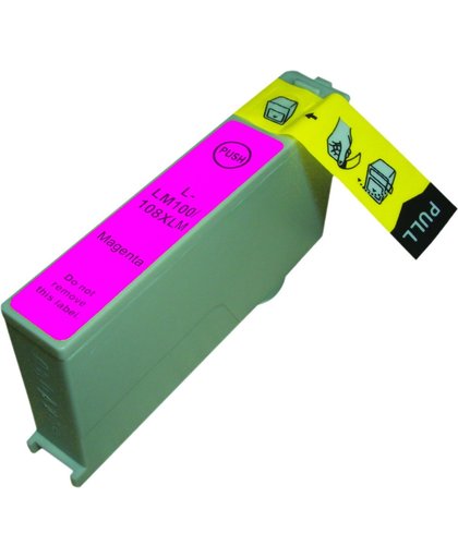 SecondLife Inkjets SecondLife inkt cartridge magenta voor Lexmark 100