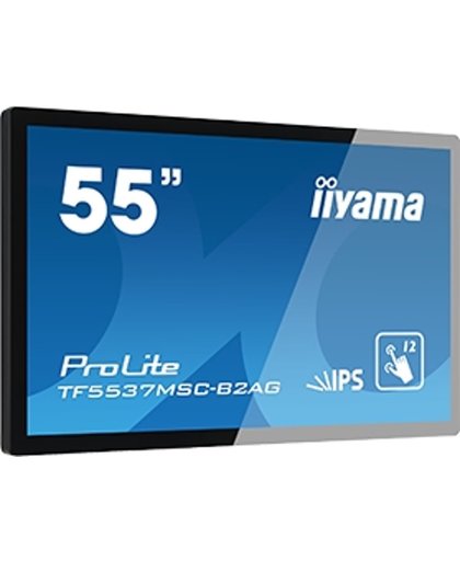 iiyama ProLite TF5537MSC-B2AG 55" 1920 x 1080Pixels Multi-touch Tafel Zwart touch screen-monitor