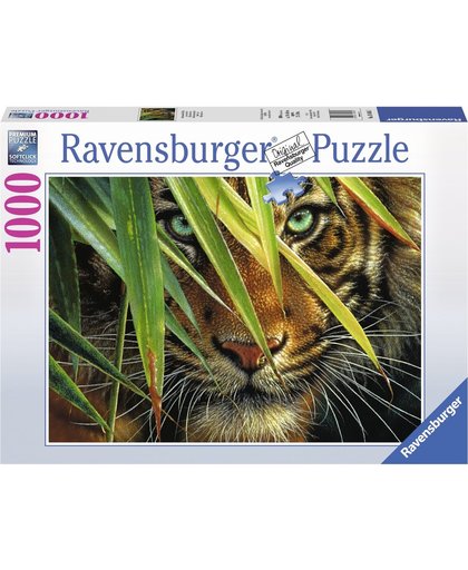 Ravensburger puzzel Geheimzinnige tijger - Legpuzzel - 1000 stukjes