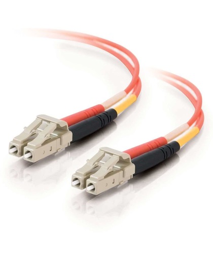 C2G 10m LC/LC LSZH Duplex 50/125 Multimode Fibre Patch Cable 10m LC LC Oranje Glasvezel kabel