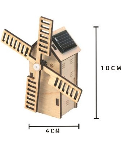Solexpert Bouwpakket - hollandse molen met zonnepaneel - mini