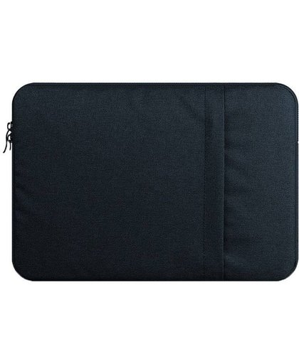 Ntech MacBook Pro 13 Inch Hoes-Spatwater proof Sleeve met handvat & ruimte voor accessoires Navy
