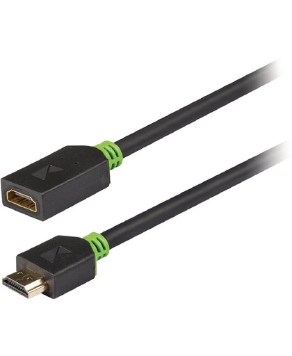 High Speed HDMI -kabel met Ethernet HDMI -connector - HDMI -ingang 2.00 m grijs