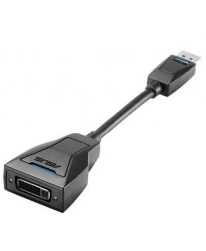 ASUS DisplayPort/ DVI-D DisplayPort DVI-D Zwart kabeladapter/verloopstukje