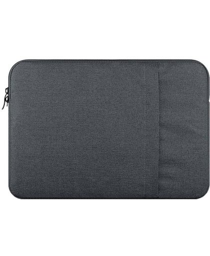 Ntech MacBook Air 13,3 Inch Hoes-Spatwater proof Sleeve met handvat & ruimte voor accessoires Grijs
