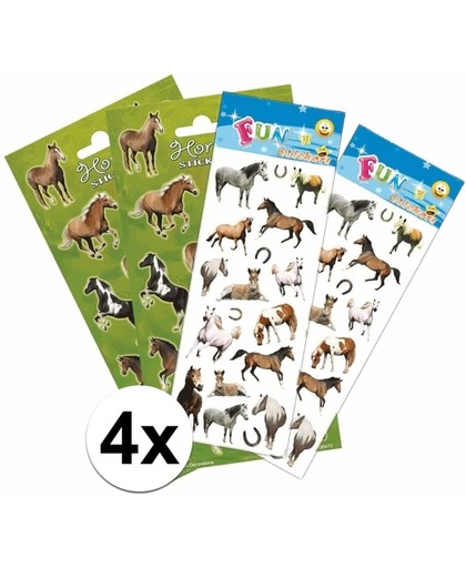 Paarden kinder stickers pakket