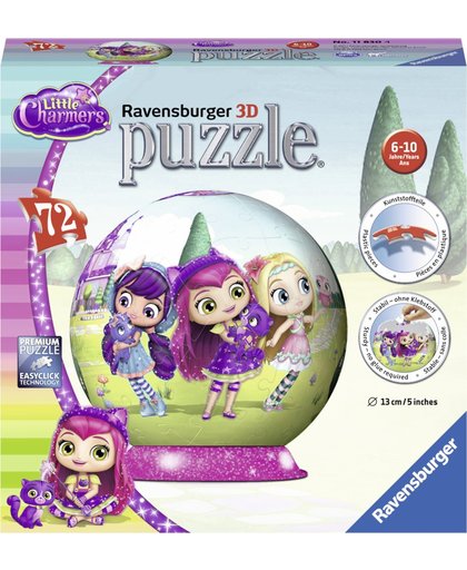 Ravensburger puzzleball Little Charmers - 3D Puzzel - 72 stukjes