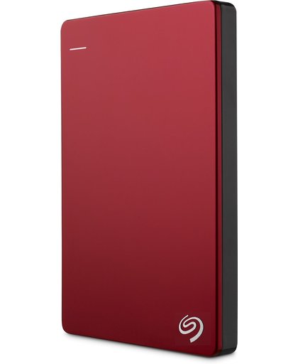 Seagate Backup Plus 2TB Slim draagbare schijf, Rood externe harde schijf