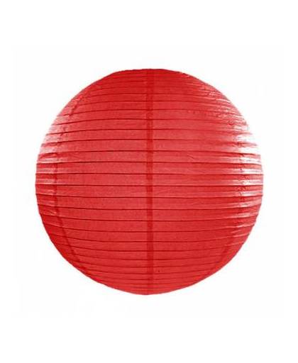Luxe bol lampion rood 35 cm