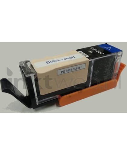 Huismerk - Inktcartridge / PGI-550BK / Zwart