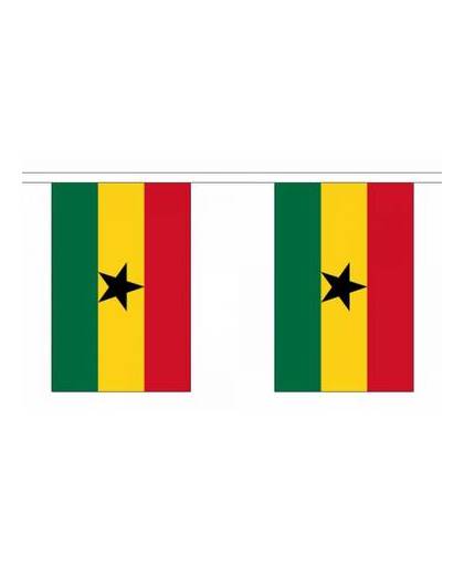 Luxe ghana vlaggenlijn 9 meter