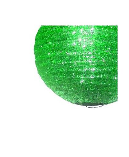 Groene lampion met glitters
